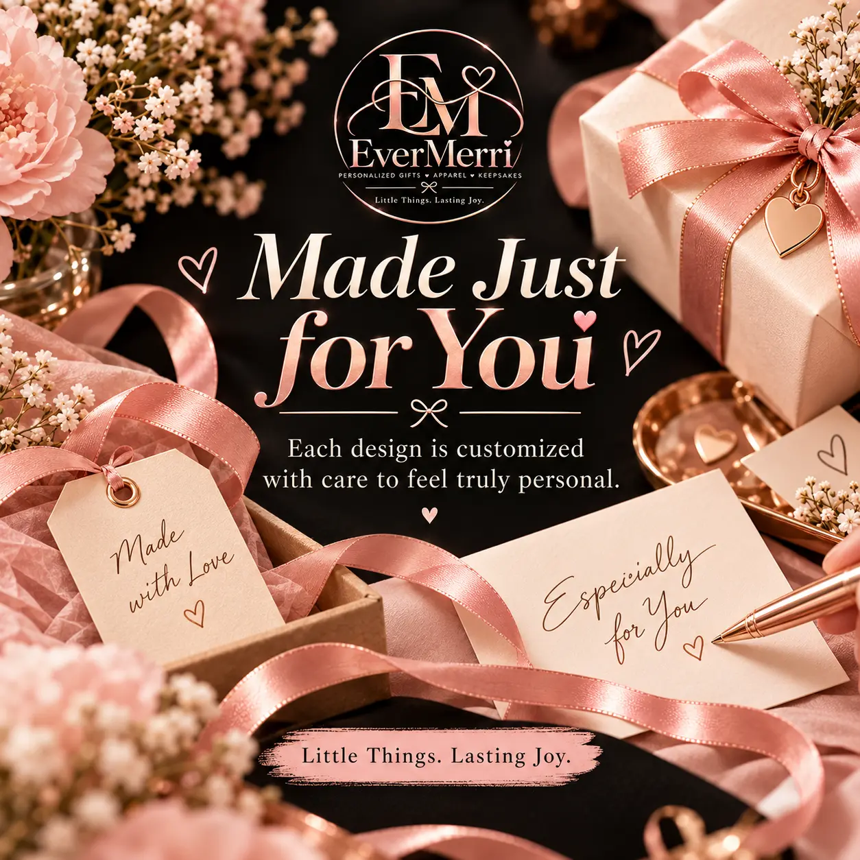 Made just for you — each design is customized with care